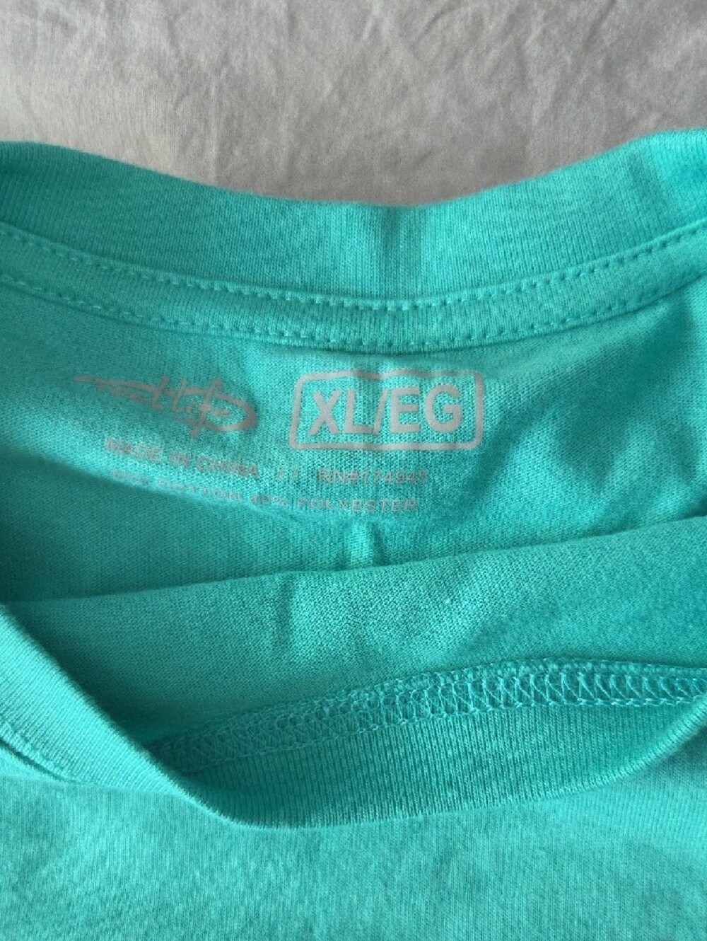 Salt Life Turquoise Short Sleeve Logo Tee - Picture 2 of 3
